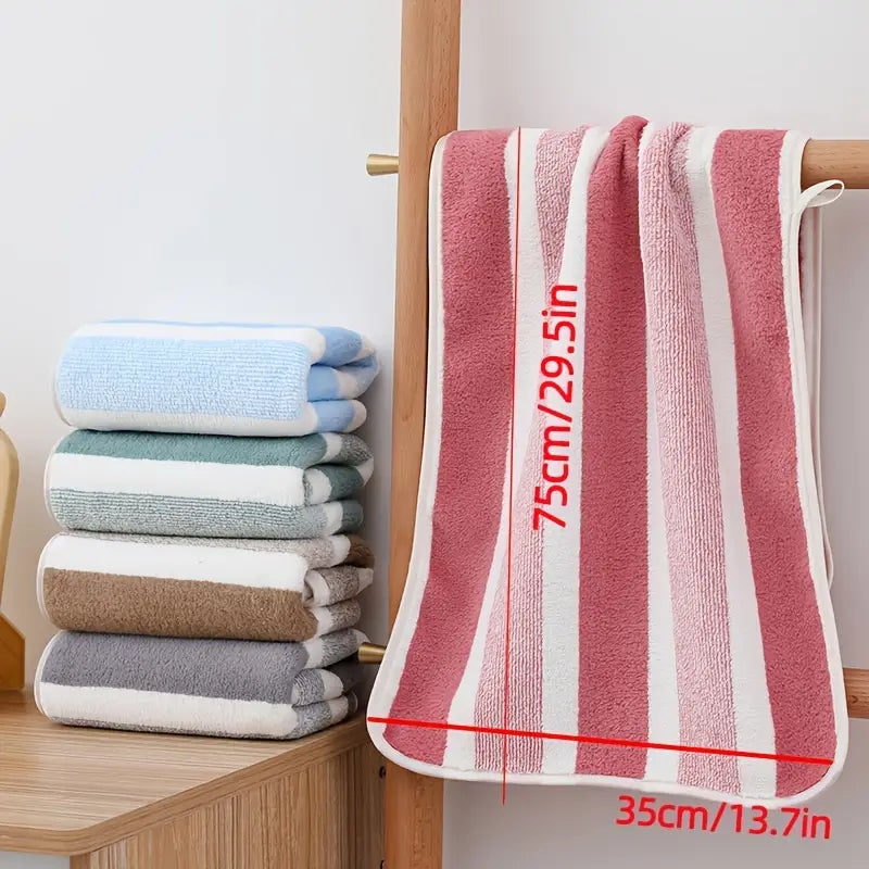 2-PieceStriped Towel Set
