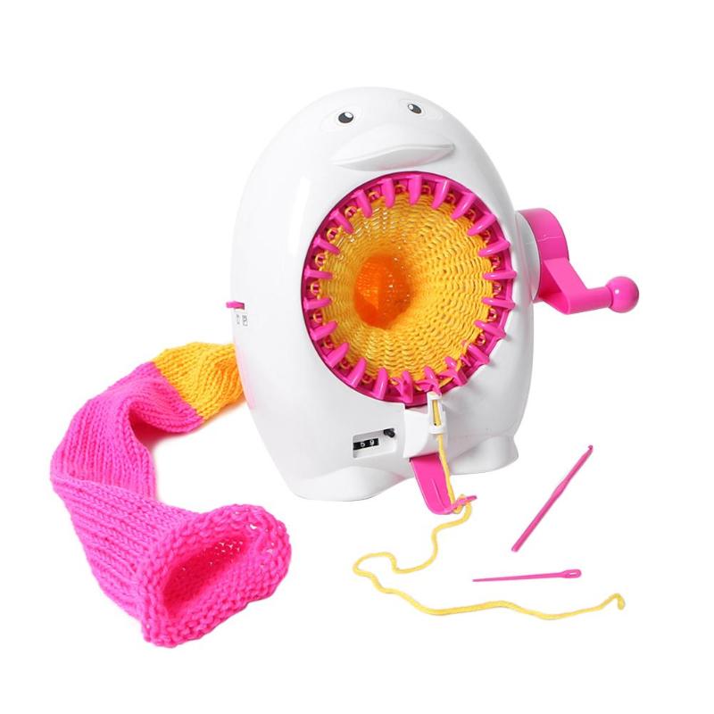 Kids DIY 40 Needle Knitting Machine