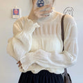 French Style Loose Chiffon Blouse