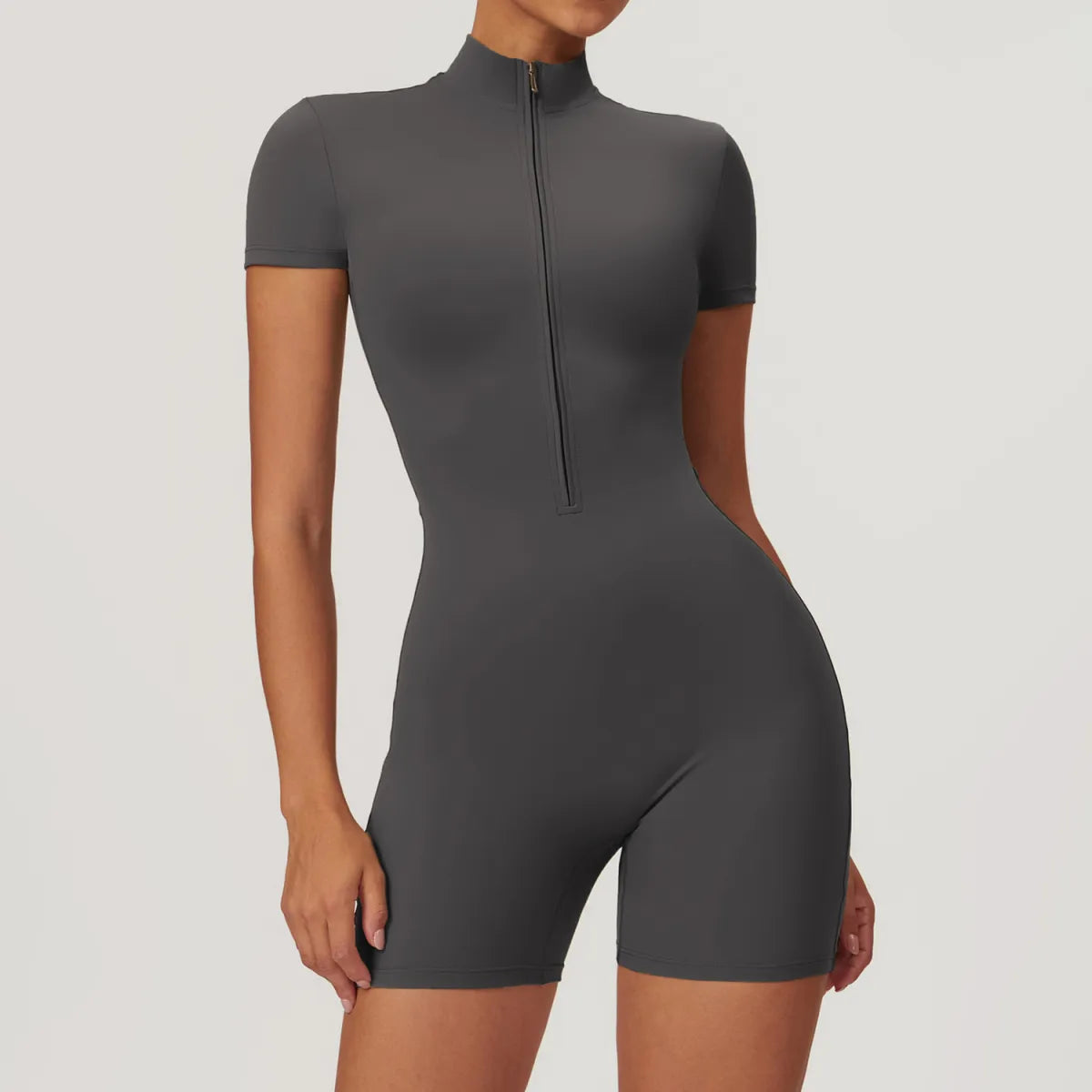 Women Zipper Yoga Jumpsuit