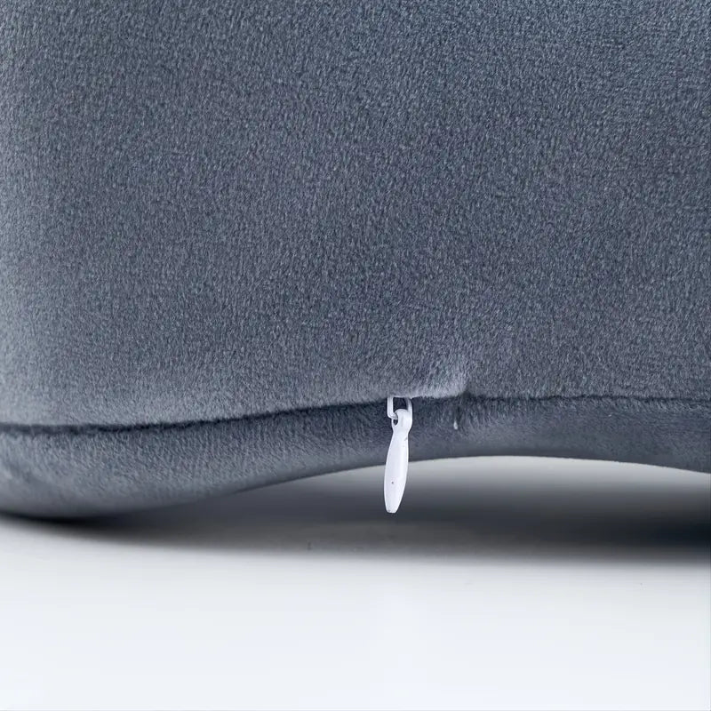 Memory Foam Travel Pillow with Earplugs & Storage Bag