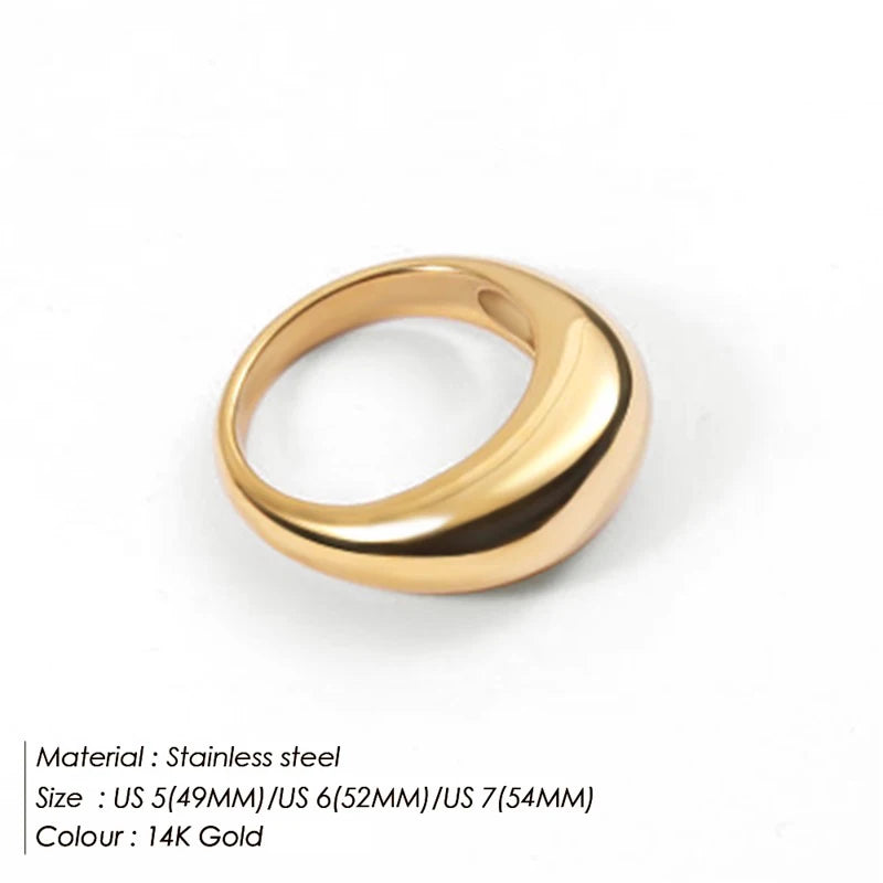 St-Delan Fashion Ring 316L Stainless Steel Ring Anillo Ringen Mujer Women Rings Bague Couple Matching Jewlery Fashion Gifts