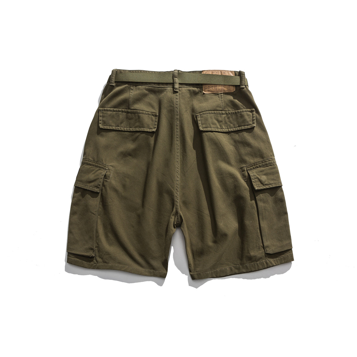 Men Khaki Army Green Work Shorts