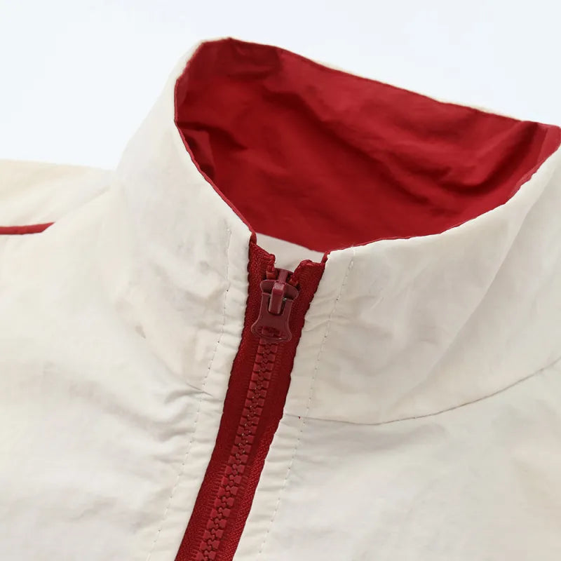 Men Fashion Stand-up Collar Jacket