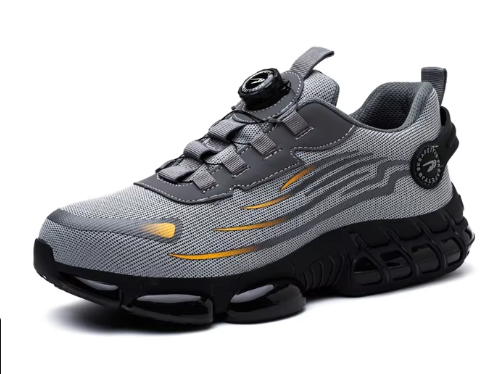 Durable Work Shoes for Men with Laces