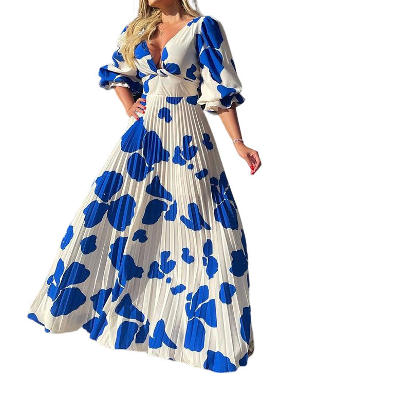 Elegant Printed Dress
