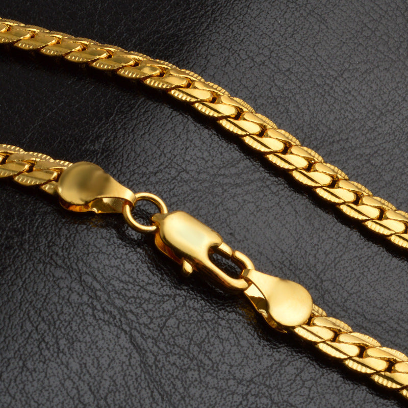 Gold-Plated Necklace 5MM