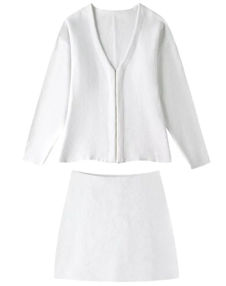 Women Two-Piece knitted Outfit