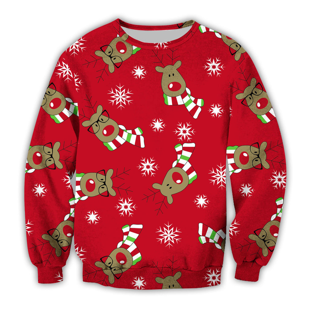 3D Digital Printed Christmas Hoodie