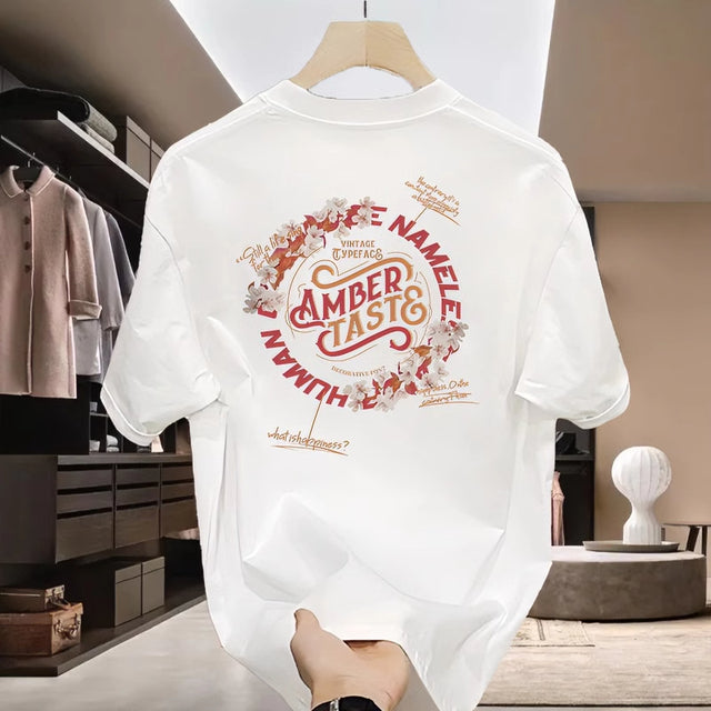 Men Trendy Graphic Cotton T-Shirt