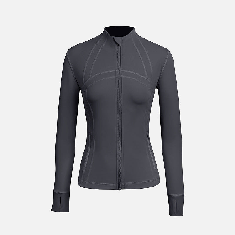 Women's Long Sleeve Zip Top Yoga Jacket