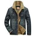 Men Winter Denim Jacket