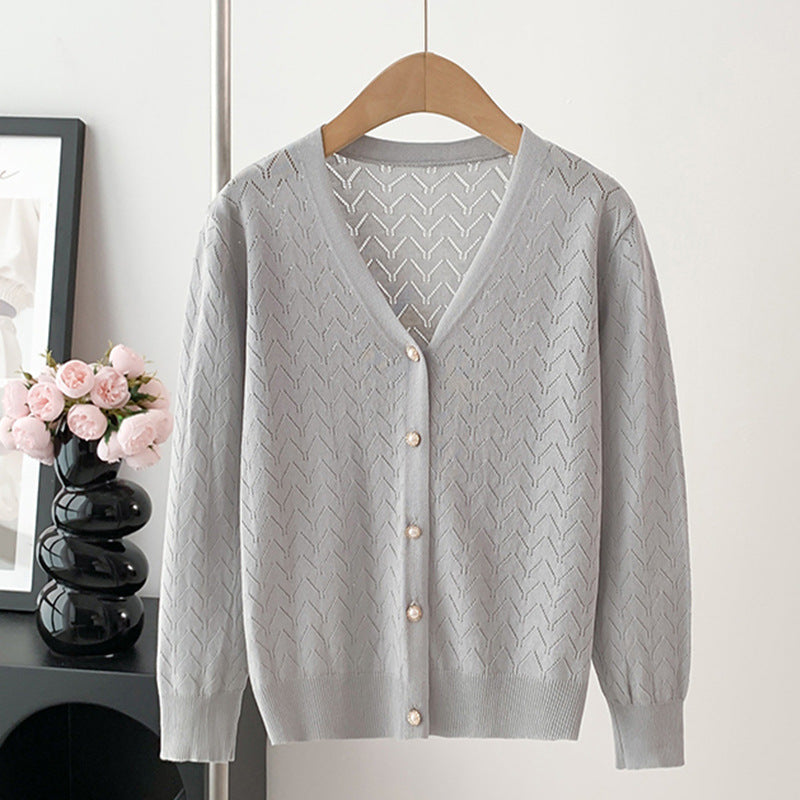 Children's Thin Knitted Cardigan