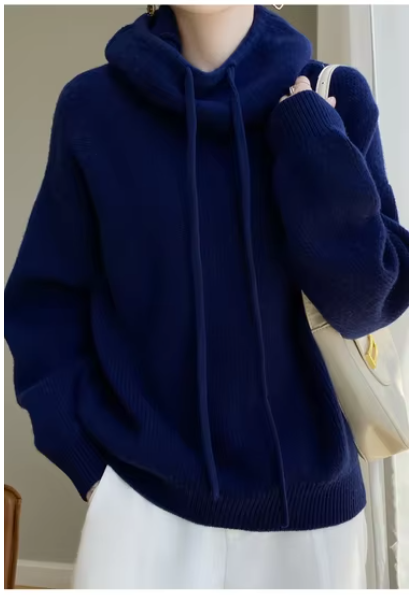 Australia Wool Women's Hooded Sweater