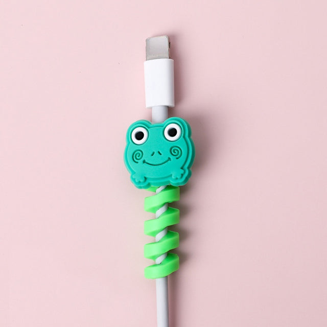 Cartoon Spiral USB Cable Protector