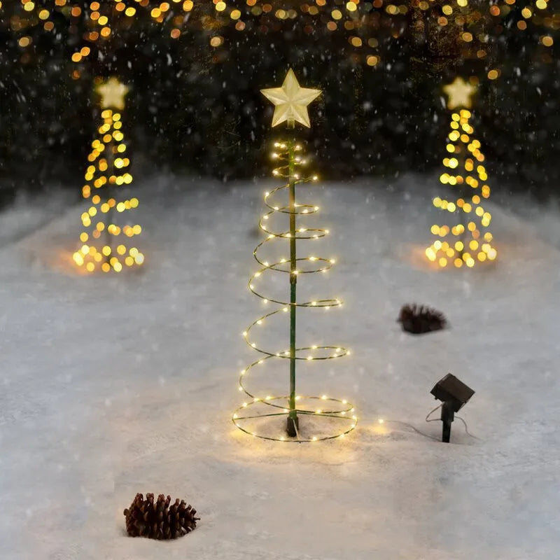 Solar Outdoor Christmas Courtyard Lighting