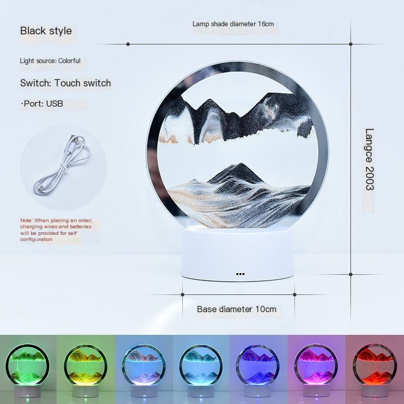 LED Sandscape Table Lamp