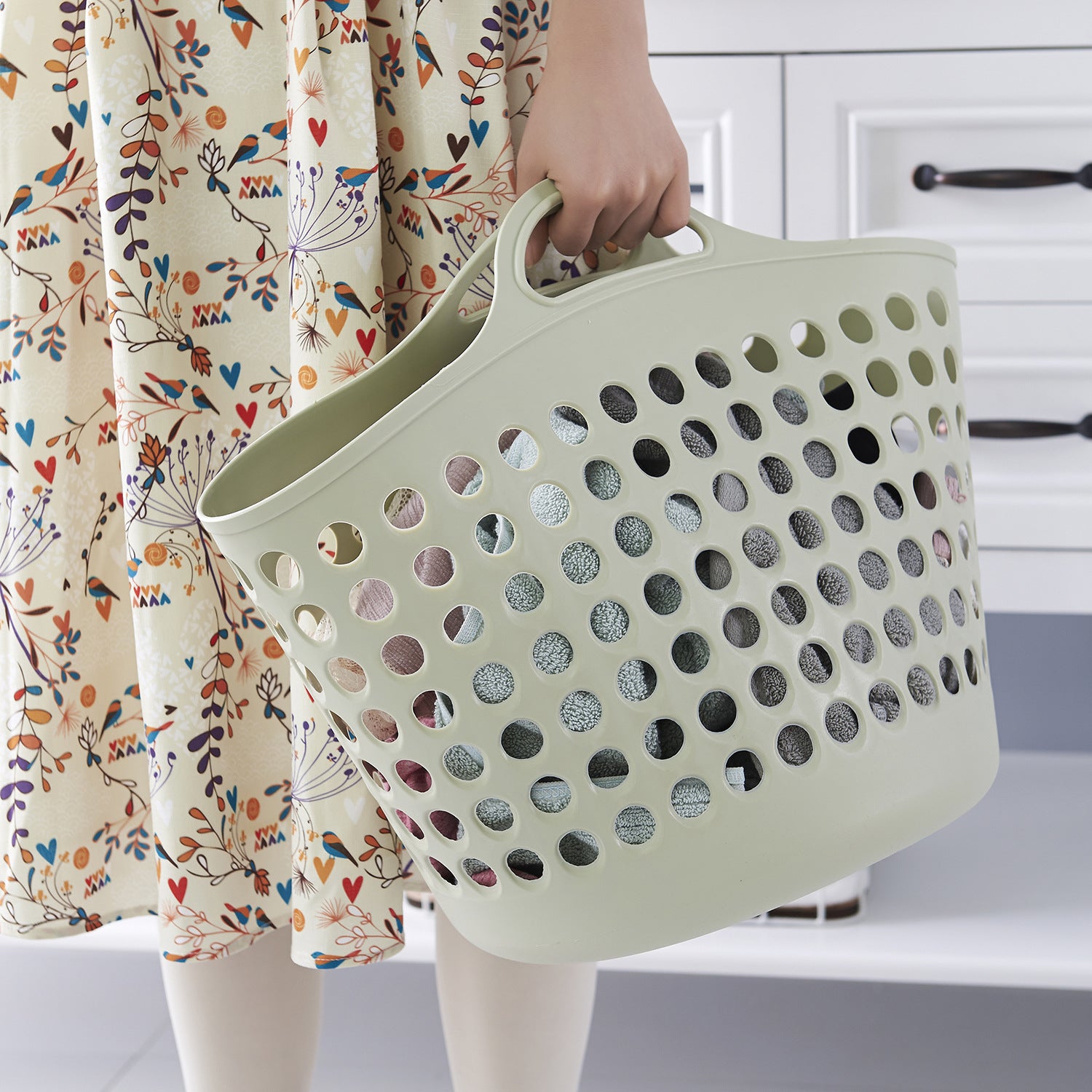 Handheld Storage Basket for Furniture
