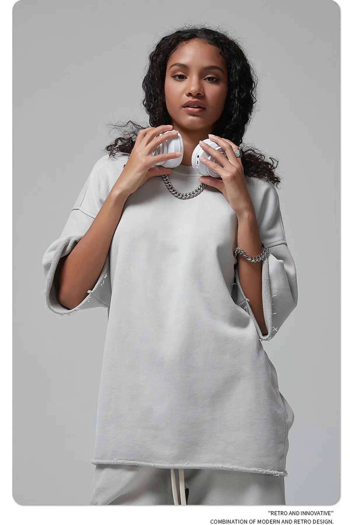 Men and Women Spray Dyed T-Shirt Set