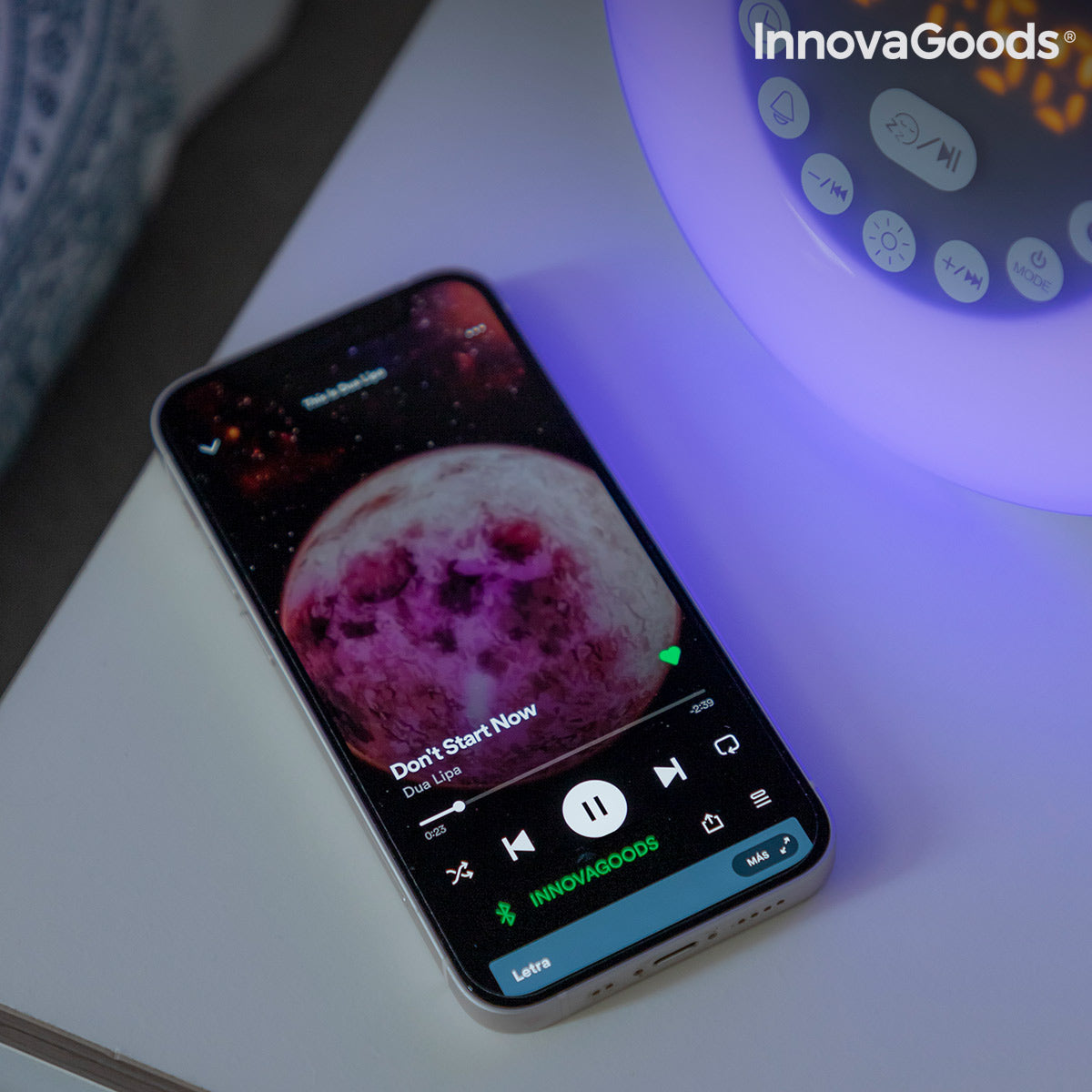 InnovaGoods Sunrise Alarm Clock with Speaker