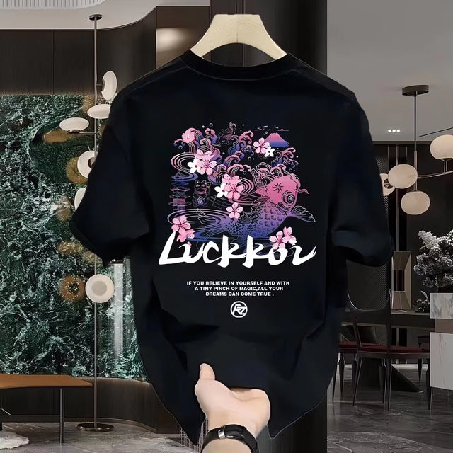 Men Trendy Graphic Cotton T-Shirt