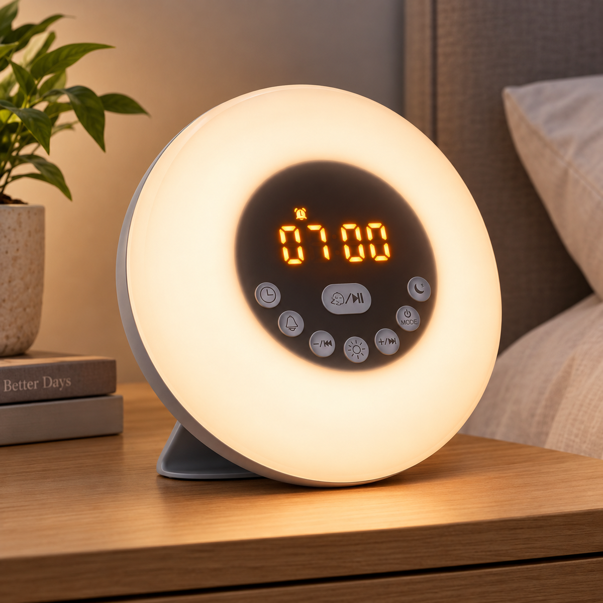 InnovaGoods Sunrise Alarm Clock with Speaker