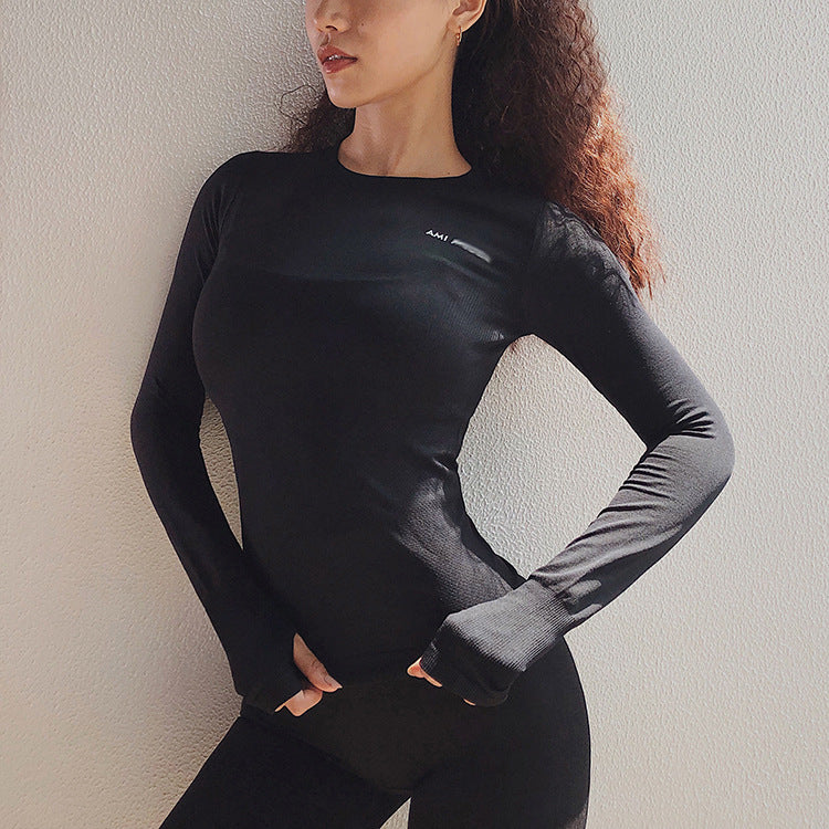 Women Breathable Long Sleeve Yoga Top