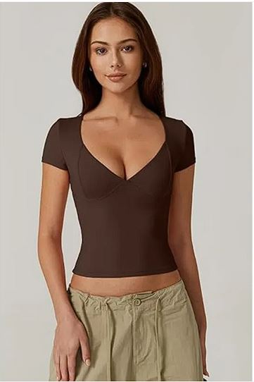 Women's Slim Solid T-Shirt