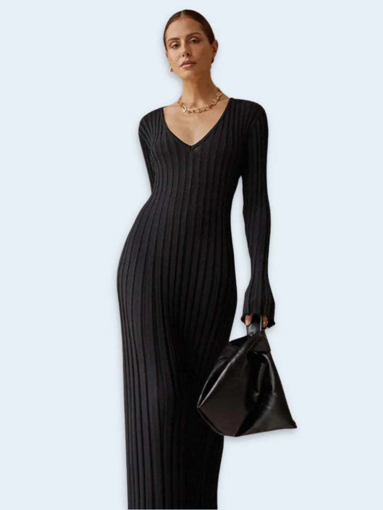 Women Fashion Knitted Dress