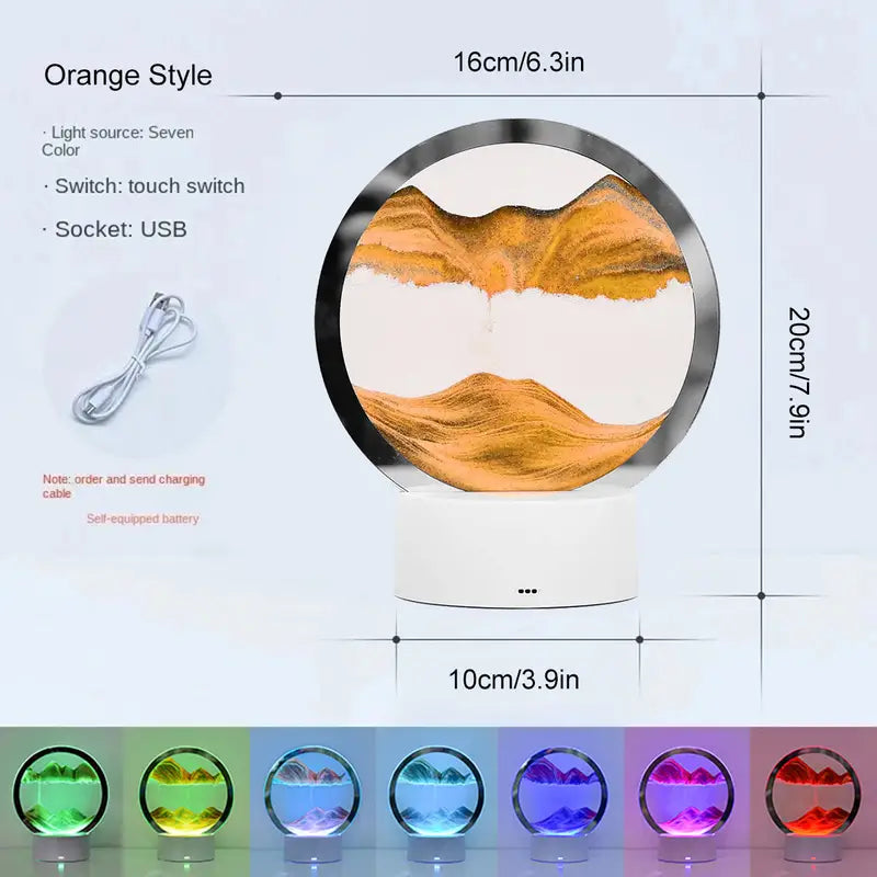 LED Sandscape Table Lamp