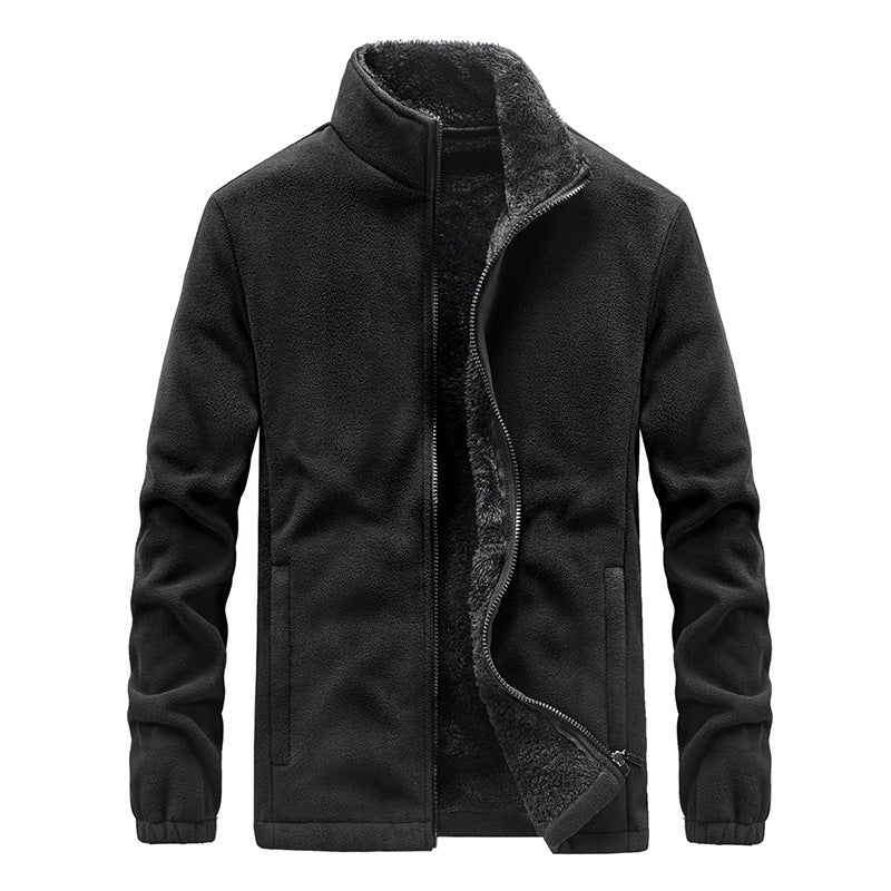 Men Thick Polar Fleece Jacket