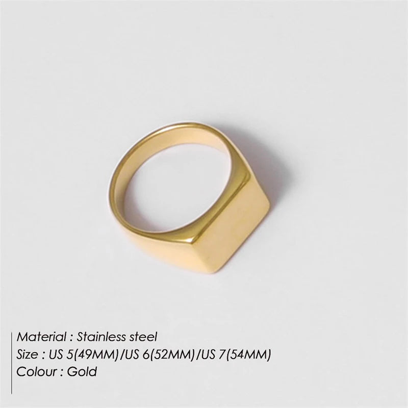 St-Delan Fashion Ring 316L Stainless Steel Ring Anillo Ringen Mujer Women Rings Bague Couple Matching Jewlery Fashion Gifts