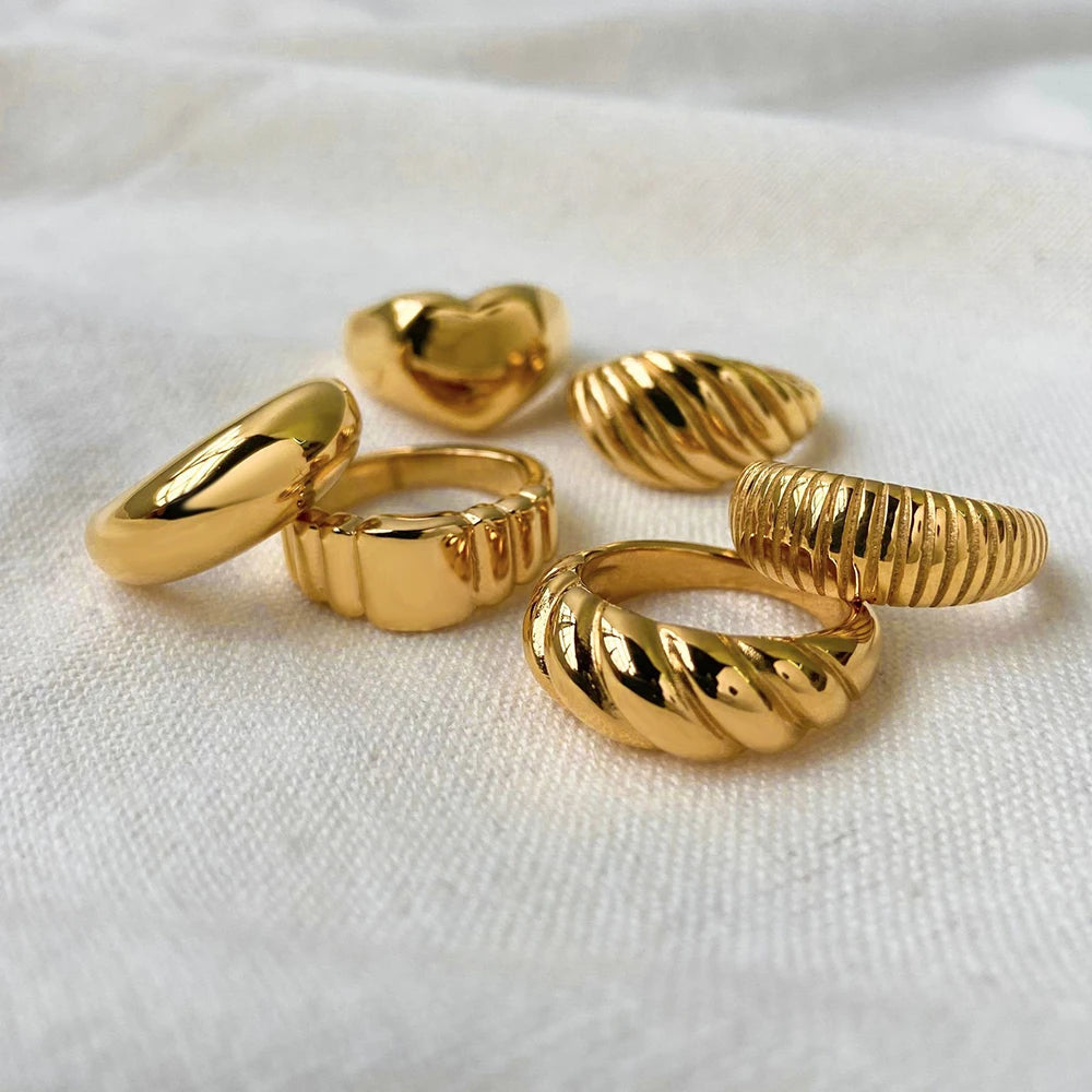 St-Delan Fashion Ring 316L Stainless Steel Ring Anillo Ringen Mujer Women Rings Bague Couple Matching Jewlery Fashion Gifts