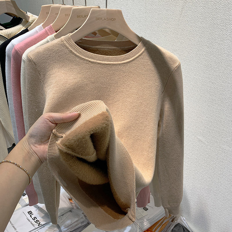 Womens Thick Fleece Sweater
