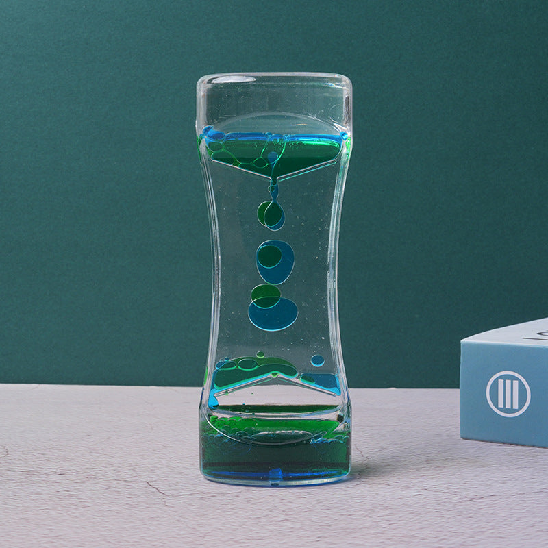 Liquid Acrylic Hourglass