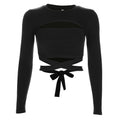 Women fashion Long Sleeve Crop Top