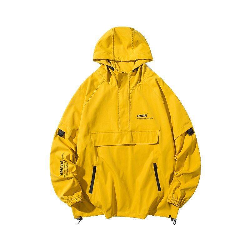 Men's Hooded Windbreaker Jacket