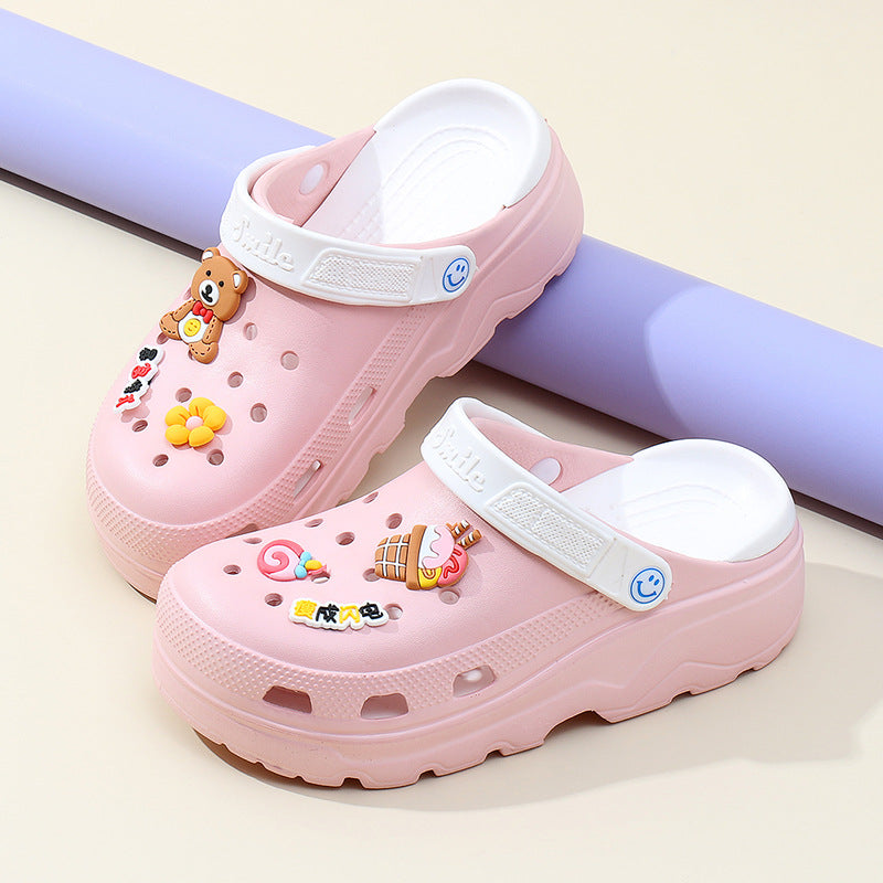 Women's Cute Muffin Cartoon Platform Sandals
