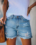 Slim Denim Women Shorts
