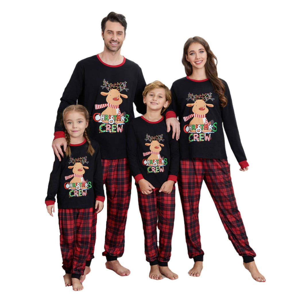 VS&LLWQ Matching Christmas Pjs For Family Matching Family Christmas Pajamas Xmas Family Pajamas Matching Sets Christmas Pjs(AB6-Women 3X-Large)