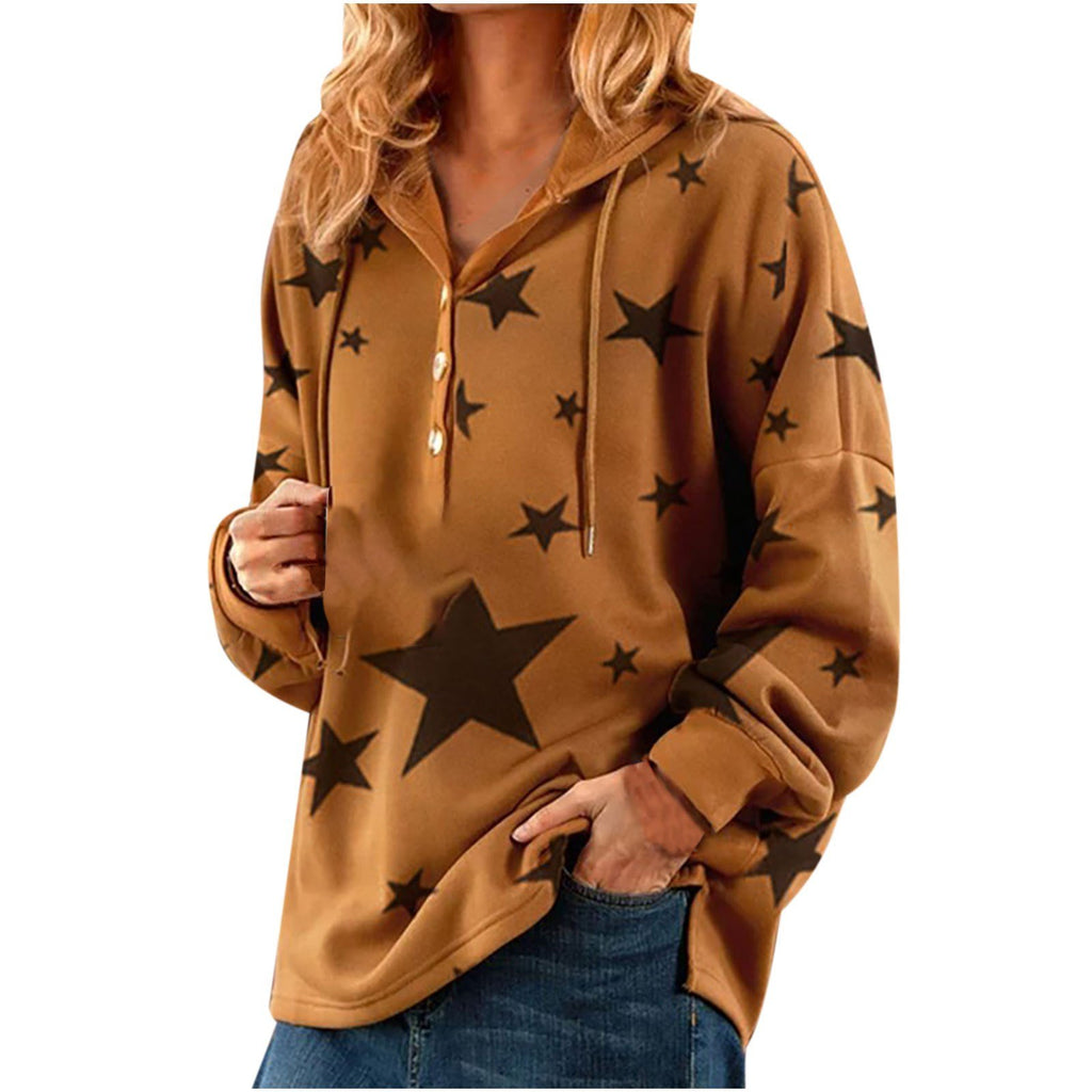 Ladies Casual Hooded Christmas Sweater