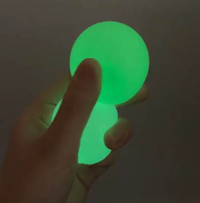 GlowSqueeze Sticky Ball Toy