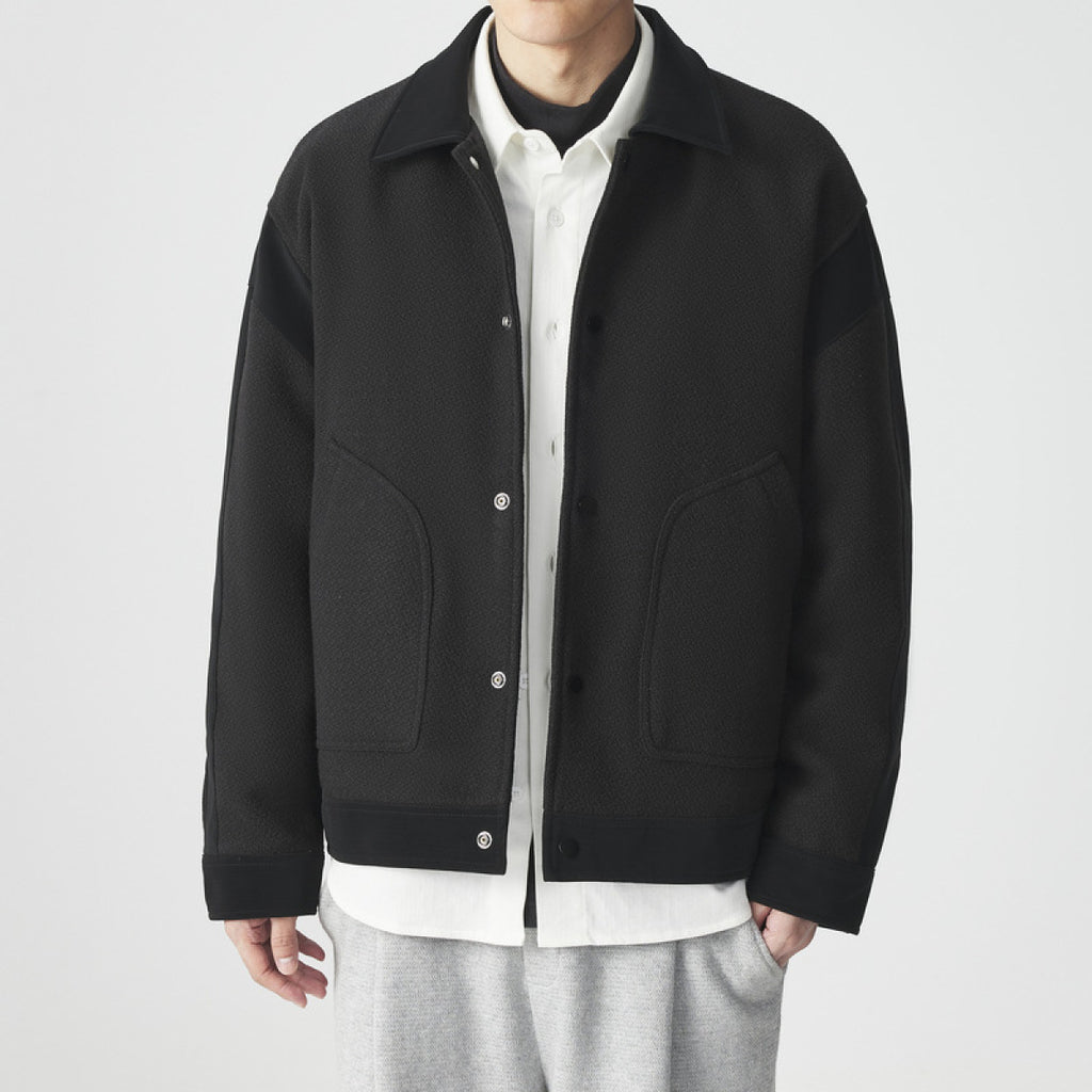 Men Lapel Down Jacket