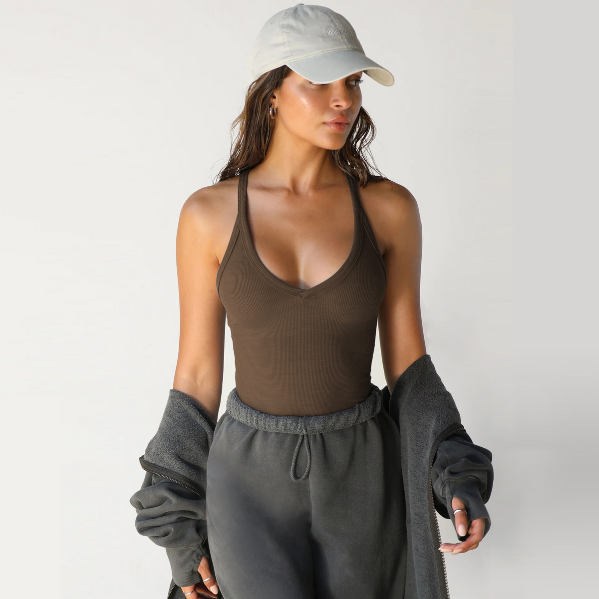 Women Spring Knitted Vest Sexy Slim Top
