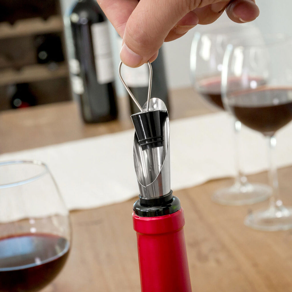 InnovaGoods 5 Pieces Bottle Wine Set