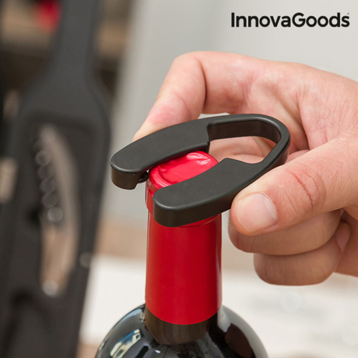 InnovaGoods 5 Pieces Bottle Wine Set