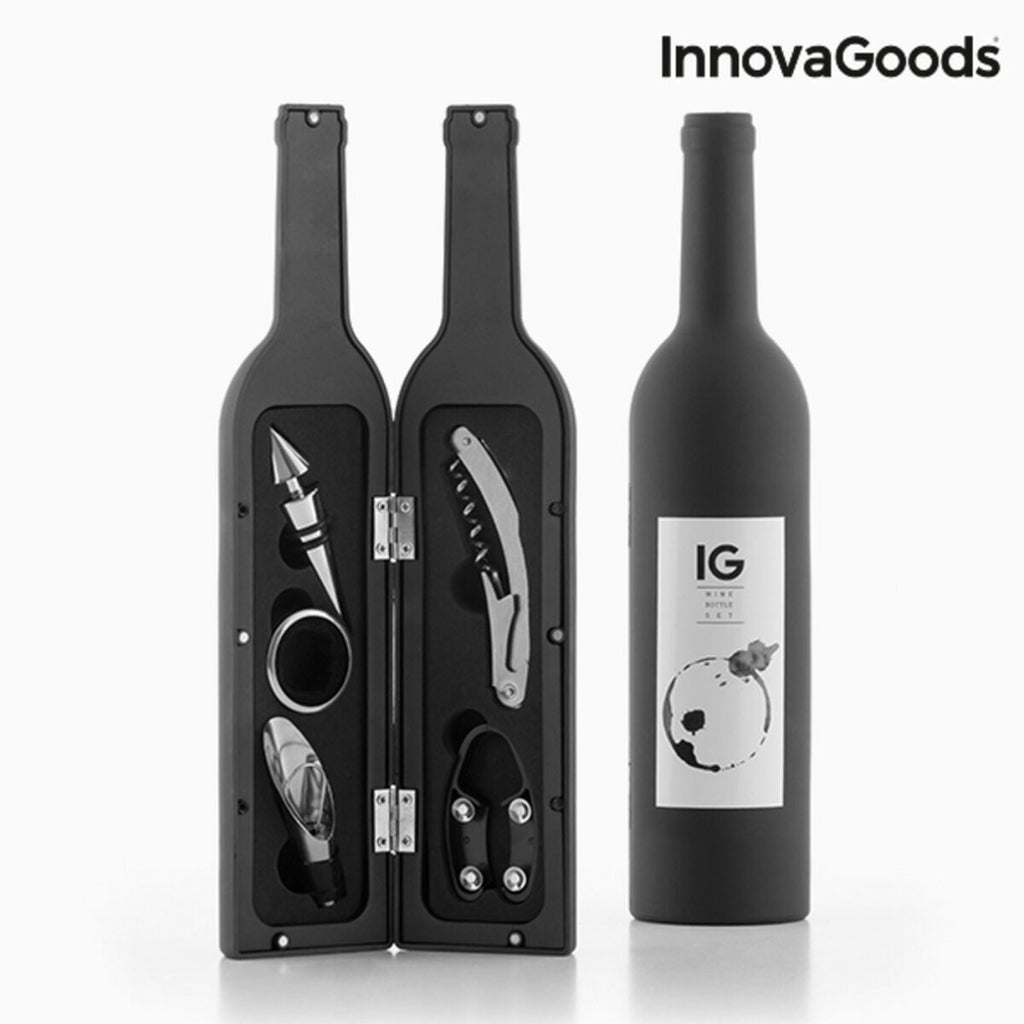 InnovaGoods 5 Pieces Bottle Wine Set