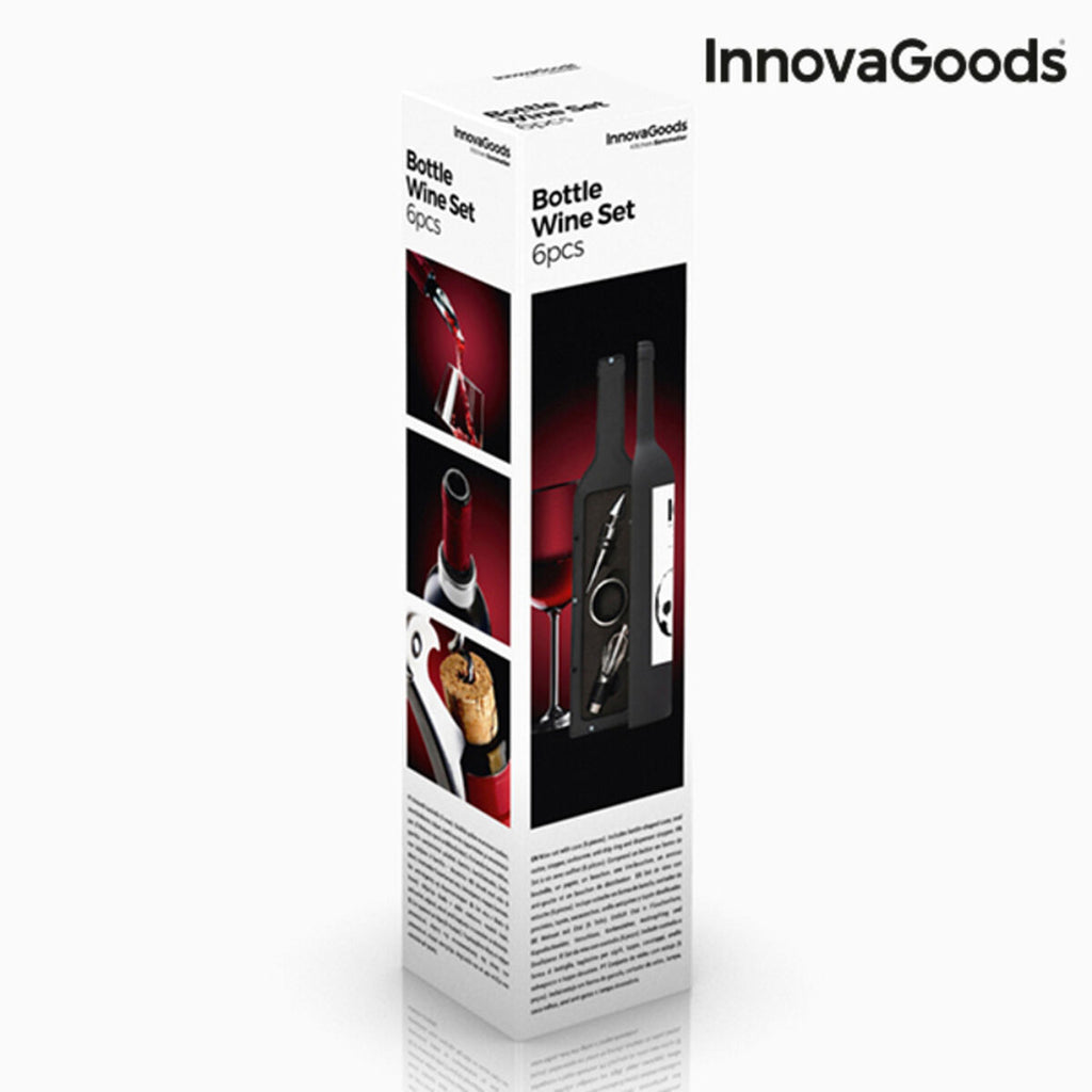 InnovaGoods 5 Pieces Bottle Wine Set