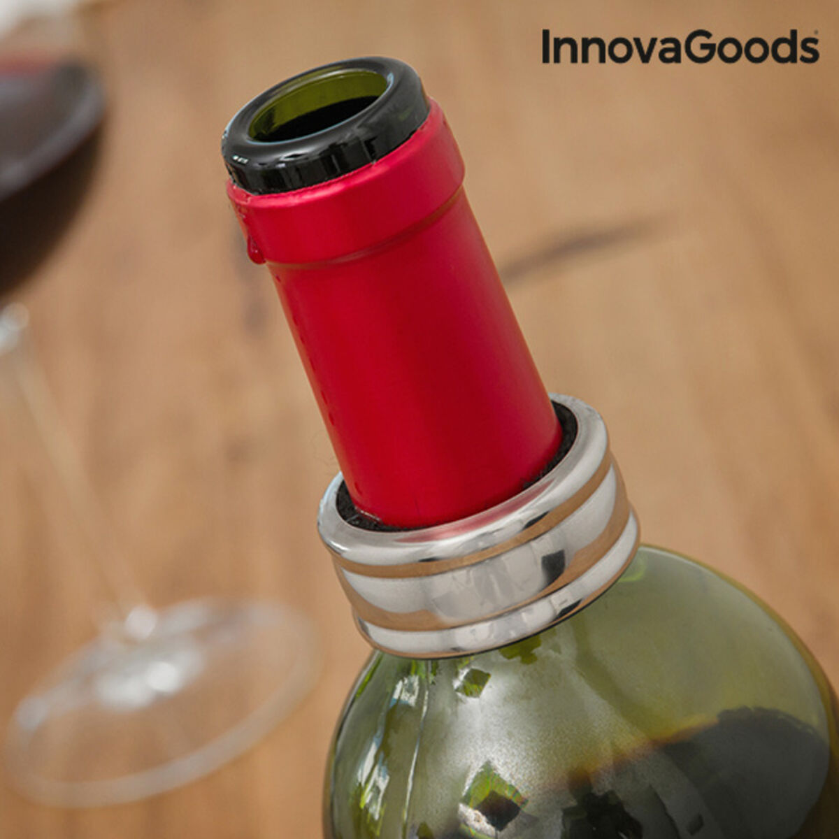 InnovaGoods 5 Pieces Bottle Wine Set