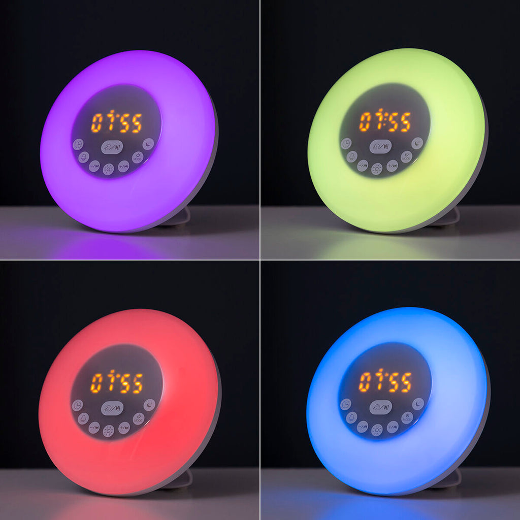 InnovaGoods Sunrise Alarm Clock with Speaker